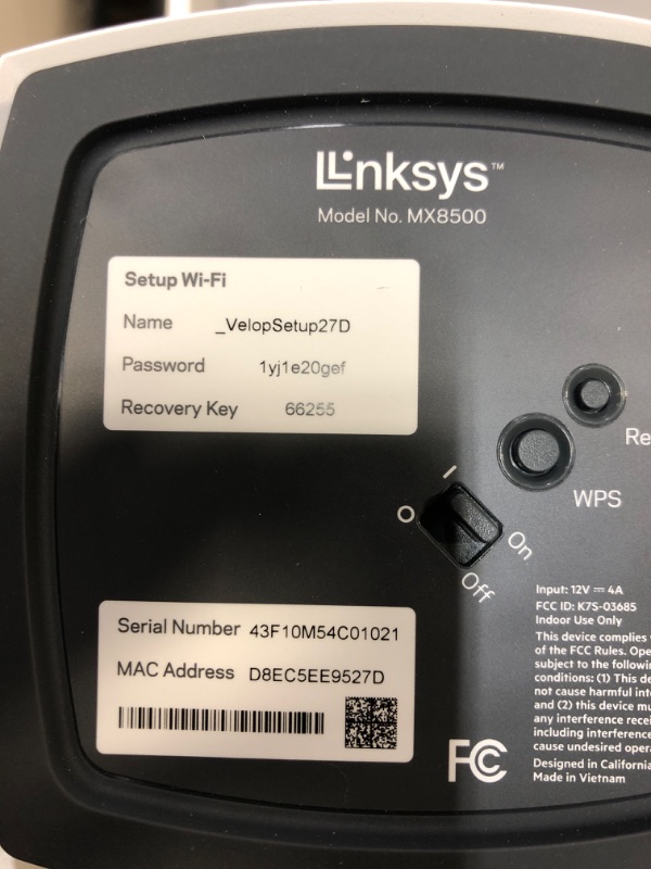 Photo 5 of Linksys MX8503 Atlas Max 6E Tri-Band Mesh Wi-Fi 6E System (3 Pack)