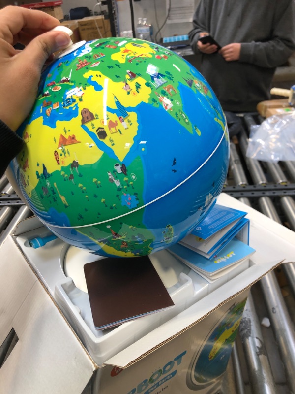 Photo 1 of Orboot by PlayShifu - Earth and World of Dinosaurs (app Based) Set of 2 Interactive AR Globes for STEM Learning at Home