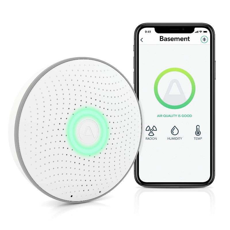 Photo 1 of Airthings 2950 Wave Radon - Smart Radon Detector with Humidity & Temperature Sensor – Easy-to-Use – Accurate – No Lab Fees – Battery Operated - Free App
HAS WRITING*******