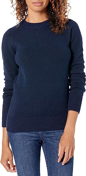 Photo 1 of Amazon Essentials Women's Classic-Fit Soft Touch Long-Sleeve Crewneck Sweater size small
