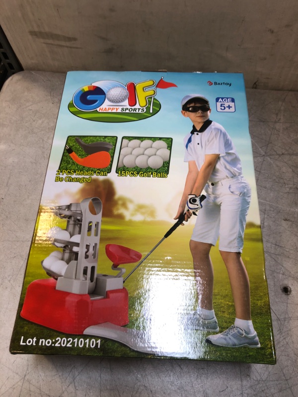 Photo 2 of Blasland Kids Golf Toys Set Outdoor Sport Toys for Boys Toddler Outside & Indoor Play Golf with 15pcs Golf Balls & Clubs Outdoor Yard Game Toys Birthday Gifts for 3 4 5 6 7 8 Year Olds Boys Girls