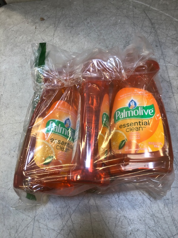 Photo 2 of Palmolive Essential Clean Dishwashing Liquid Value Pack, Orange Tangerine - 28 Fl Oz / 828 mL x 3 Pack