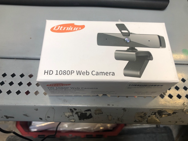 Photo 1 of Qtniue Webcam with Microphone and Privacy Cover, FHD Webcam 1080p, Desktop or Laptop and Smart TV USB Camera for Video Calling, Stereo Streaming and Online Classes 30FPS