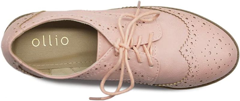 Photo 1 of  Women's Flats Shoes Wingtip Lace Up 6.5
