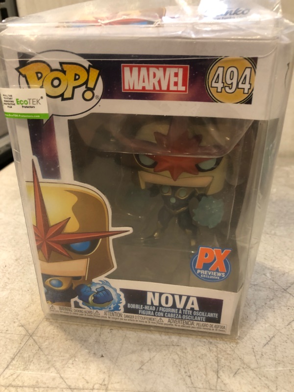 Photo 2 of Funko Pop! Marvel: Nova Prime Vinyl Figure, Multicolor BOX DAMAGED DUE TO SHIPPING