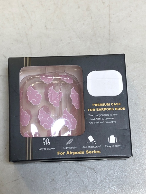 Photo 2 of Maxjoy AirPods Pro Case Cover with Keychain,Protective Case for Airpods Pro Charging Case (Clear Pink)