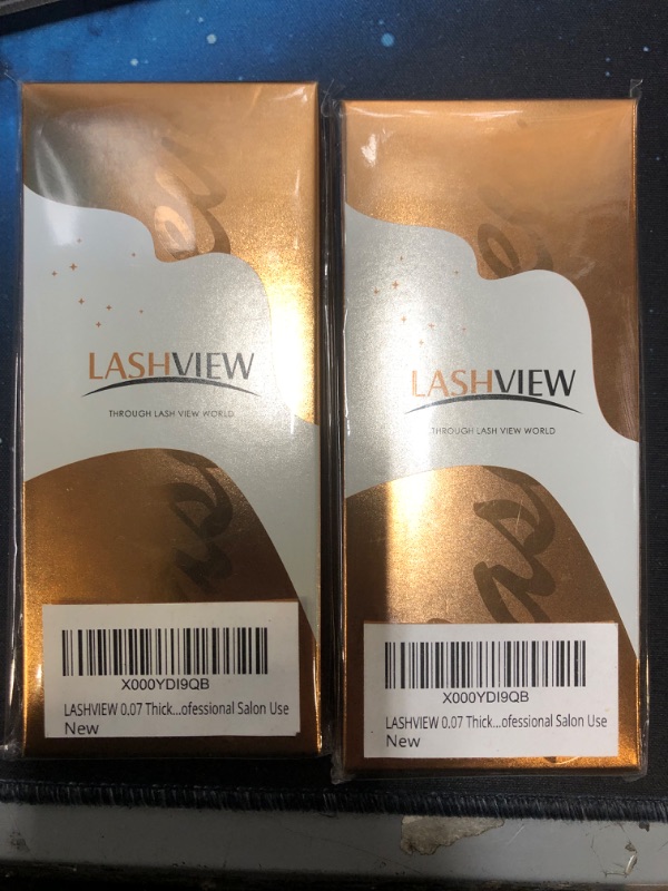 Photo 2 of 2 pack----LASHVIEW 0.07 Thickness D Curl 8-15mm Mixed Tray Eyelash Extensions Individual Lash Extensions Semi-permanent Pure Korean Silk lashes Soft Application for Professional Salon Use 0.07-D(8-15mm)