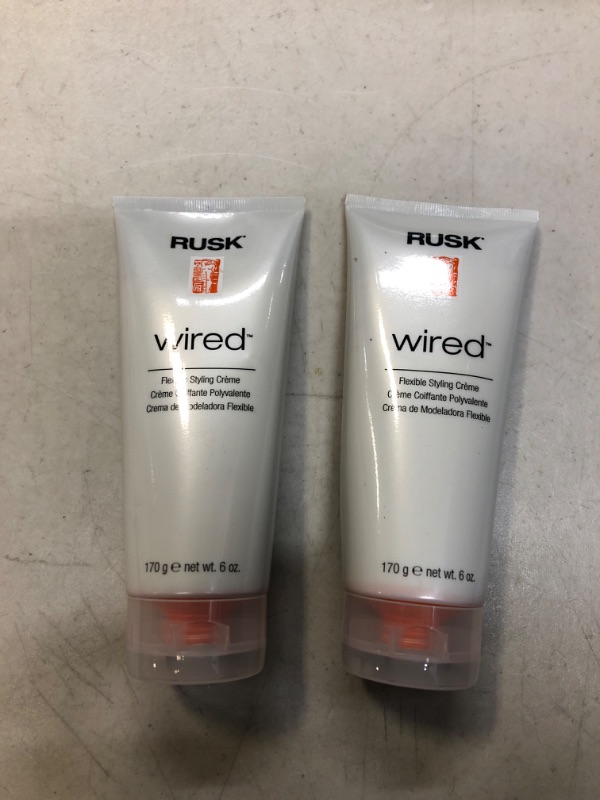 Photo 2 of 2 pack ----RUSK Designer Collection Wired Flexible Styling Creme, Lifts, Shines, and Creates Soft, Gravity-Defying Body, Provides Pliable Style Support and Flexible Body , 6 Ounce (Pack of 1)