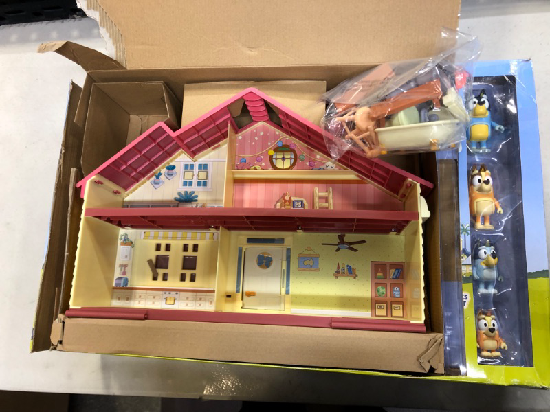 Photo 2 of Bluey Mega Bundle Home, BBQ Playset, and 4 Figures | Amazon Exclusive