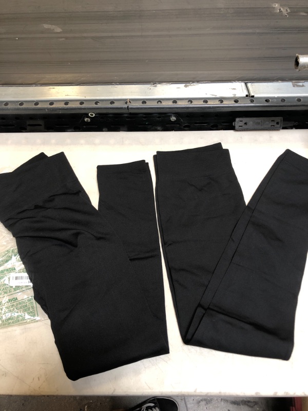 Photo 1 of 2 Pack Black Leggings For Women XL 