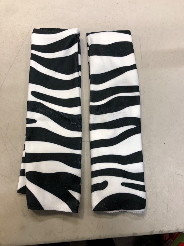 Photo 2 of 2-Piece Polyester Towel Set, Absorbent Zebra Print Hand Towel, Bath Towel, Soft and Comfortable, 30x15 Inches