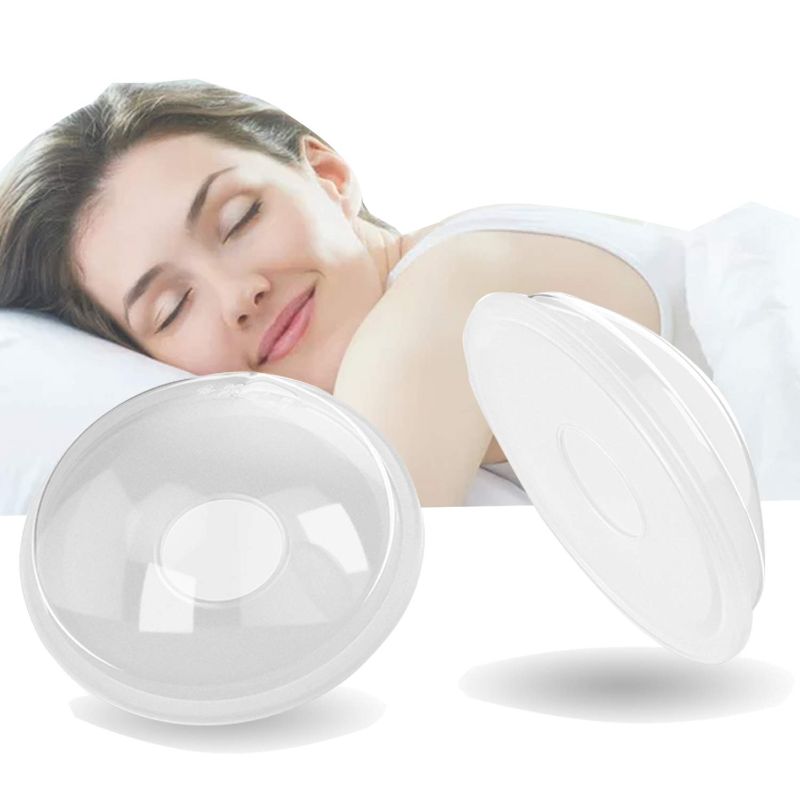 Photo 1 of Breast Shells Milk Saver,2 Pack Breast Pump,Breastmilk Collector,Milk Anti-Flow Out,Protect Sore Nipples,BPA-Free Flexible Food Grade Silicon and PP Material,Skin Friendly
