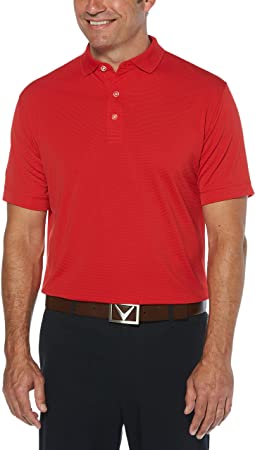 Photo 1 of Callaway Men's Short Sleeve Ottoman Performance Golf Polo SIZE 2XL/RED 