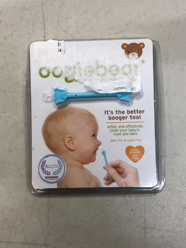 Photo 2 of oogiebear - Nose and Ear Gadget. Safe, Easy Nasal Booger and Ear Wax Remover for Newborns, Infants and Toddlers. Dual Earwax and Snot Remover. Aspirator Alternative
