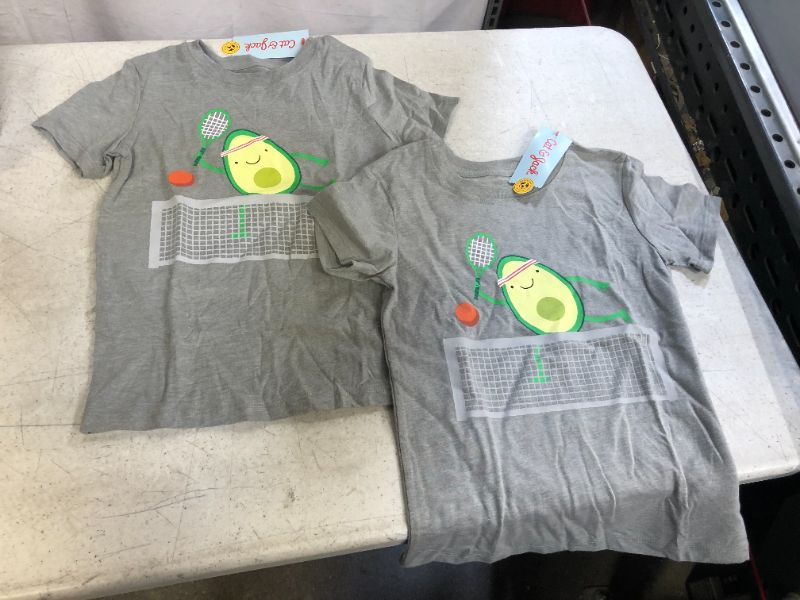 Photo 2 of 4T Toddler Boys' Avocado Tennis Graphic Short Sleeve T-Shirt - Cat & Jack (4T, 2 pack)