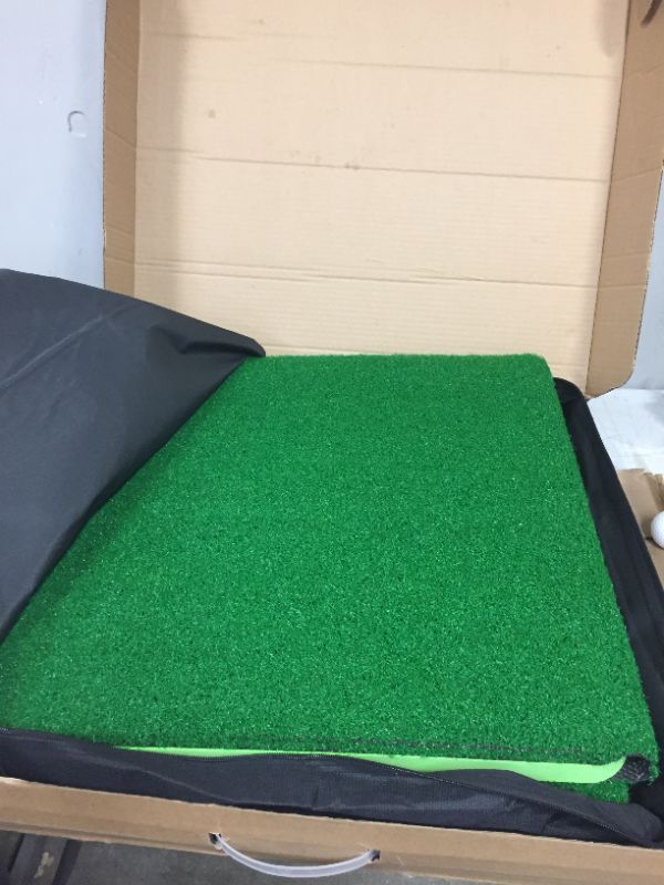 Photo 3 of 2-FNS Golf Putting Game Set, 11.5 Feet Golf Putting Green Mat with 4 Golf Balls and 1 Portable Bag for Indoor Outdoor Home Office Backyard Fun