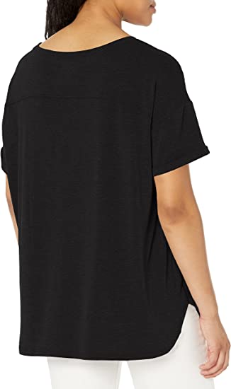 Photo 1 of Amazon Essentials Women's Studio Relaxed-Fit Lightweight Crewneck T-Shirt (Available in Plus Size), Multipacks
