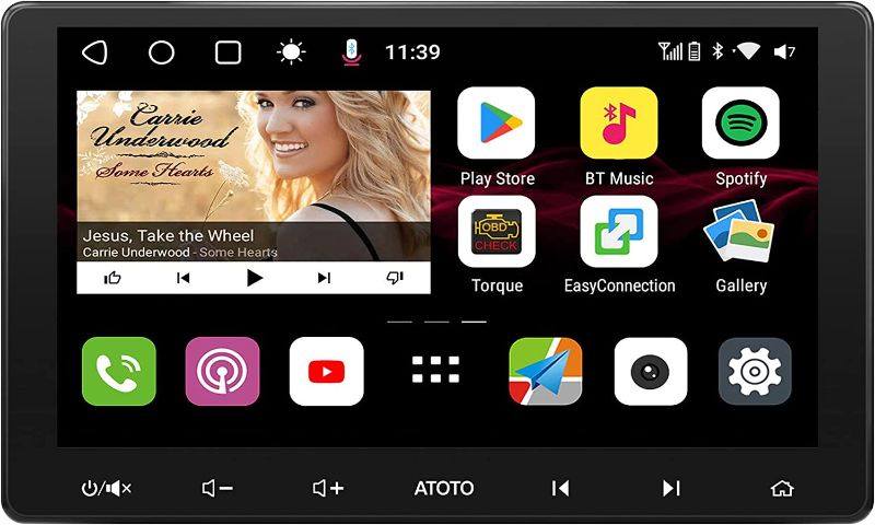 Photo 1 of ATOTO S8 Premium 10 inch Double-DIN Car Stereo, Android Car in-Dash Navigation, Wireless CarPlay & Android Auto, 2BT w/aptX HD, QLED Display, USB Tethering, HD VSV Parking with LRV, 3G+32G, S8G2114PM
