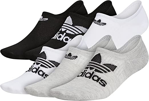 Photo 1 of adidas Originals Mens Classic Trefoil Superlite Super No Show Socks (6-pair)
