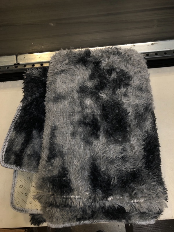 Photo 2 of Carvapet Shaggy Soft Faux Sheepskin Fur Area Rugs Floor Mat Luxury Beside Carpet for Bedroom Living Room / UNKNOWN SIZE