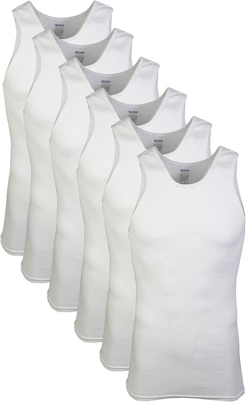 Photo 1 of Gildan Men's A-Shirt Tanks, Style G1104 (M 38-40)
