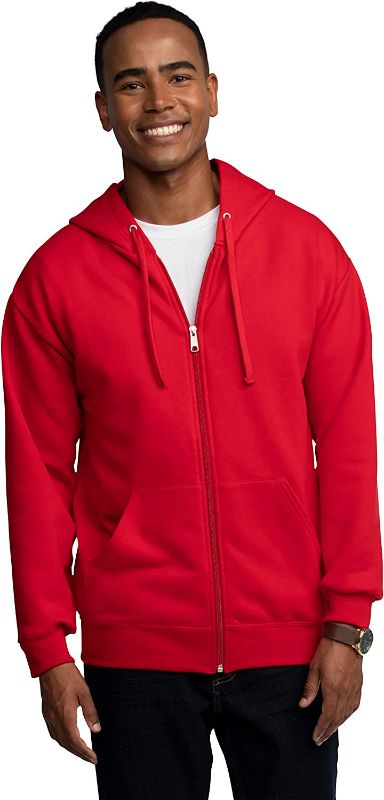 Photo 1 of Fruit of the Loom Eversoft Fleece Full Zip, Moisture Wicking & Breathable, Size 3XL
