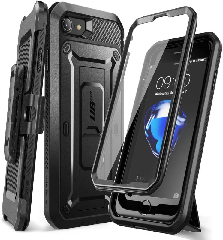 Photo 1 of SUPCASE Unicorn Beetle Pro Series Case for iPhone SE (2022)/ iPhone SE (2020)/ iPhone 7/ iPhone 8, Built-in Screen Protector Full-Body Rugged Holster &...