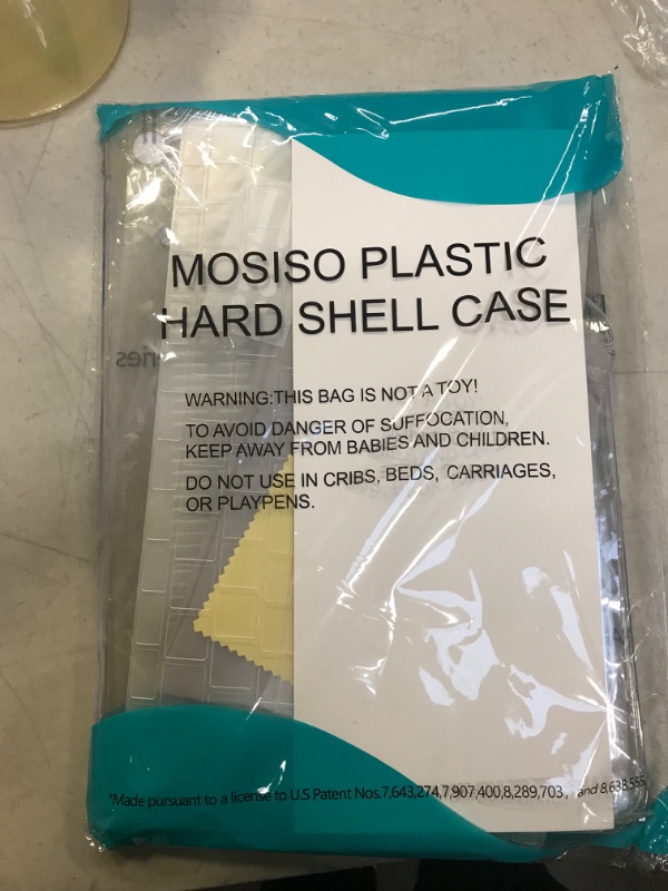 Photo 1 of MOSISO CLEAR PLSTIC HARD SHELL CASE