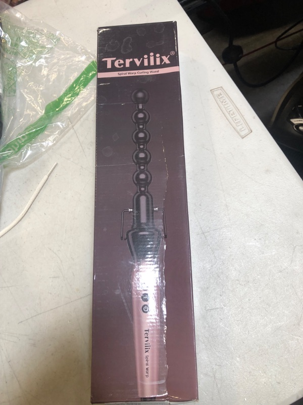 Photo 3 of 
Terviiix Bubble Curling Wand, Spiral Curling Iron for Tight & Loose Curls, Curling Wand for Long Hair, Ceramic Long Barrel Wand Curler for Fine Hair,...
