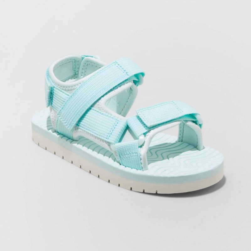 Photo 1 of Kids' Emery Ankle Strap Sandals - Cat & Jack Mint Green 1