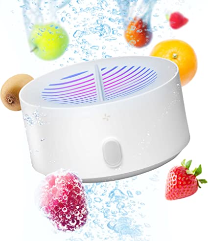 Photo 1 of  Fruit and Vegetable Washing Machine, Kitchen Gadget, Deeply Cleans Fresh Produce, Waterproof and Easy-to-Clean Fruit and Vegetable Cleaner, USB-Rechargeable Produce Purifier -- Factory Seal