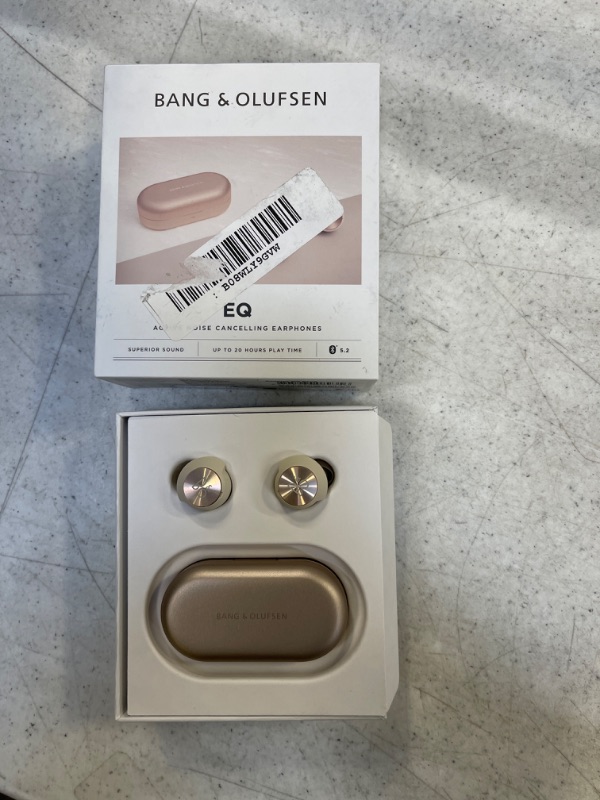 Photo 1 of Bang & Olufsen Beoplay EQ - Active Noise Cancelling Wireless In-Ear Earphones with 6 Microphones, up to 20 hours of playtime, Sand
