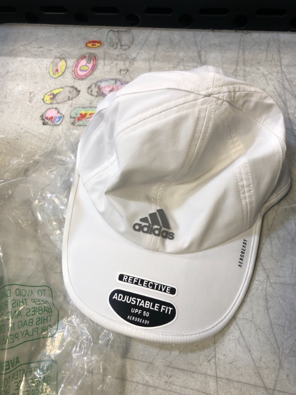 Photo 1 of ADIDAS HAT WHITE