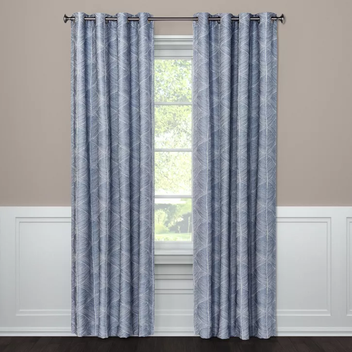 Photo 1 of 2pcs  Blackout Modern Stroke Window Curtain Panel - Project 62™ 50x96in

