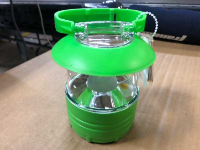 Photo 3 of 5in tall Sun Squad Kids Lantern Portable Water-Resistant LED Camping Light - Green---batteries operated ----batteries not included  
