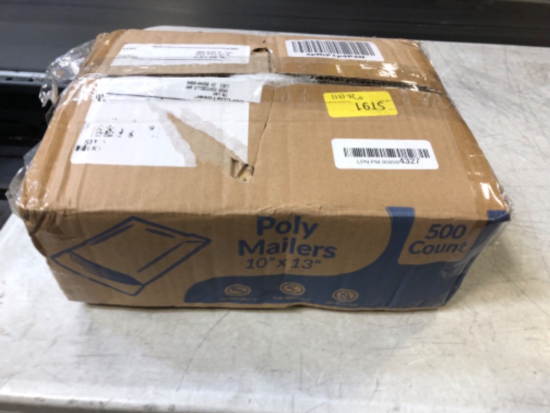 Photo 3 of Reli. Poly Mailers 10x13 | 500 Pcs Bulk | Shipping Bags / Shipping Envelopes | White Packaging Bags for Shipping | Non-Padded Polymailers, Self Sealing Shipping Bags for Clothing, Bulk (White) 10x13" (500 Count)