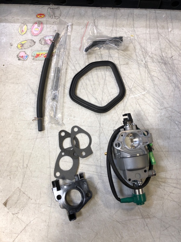 Photo 2 of Huayi P27-1D Gasoline Generator Carburetor Kit OEM for Champion Predator Generac 420cc 439cc 459cc GX390 Powered 6500 8750 9000 5500 7000 8000 7500 9500 etc.