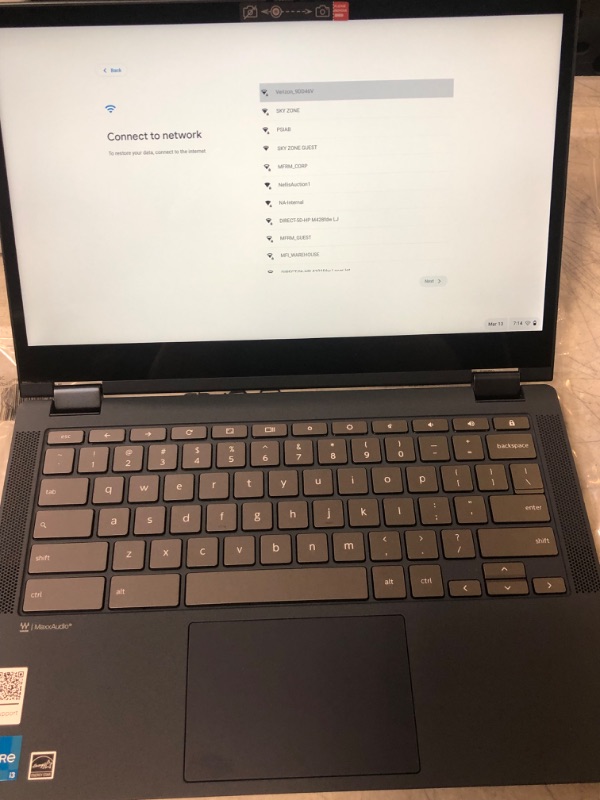 Photo 6 of Lenovo - 2022 - IdeaPad Flex 5i - 2-in-1 Chromebook Laptop Computer - Intel Core i3-1115G4 - 13.3" FHD Touch Display - 8GB Memory - 128GB Storage - Chrome OS