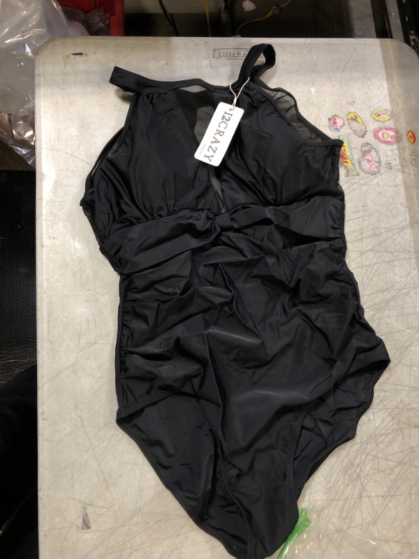 Photo 1 of 12 CRAZY ONE PIECE SWIMSUIT SIZE LARGE 