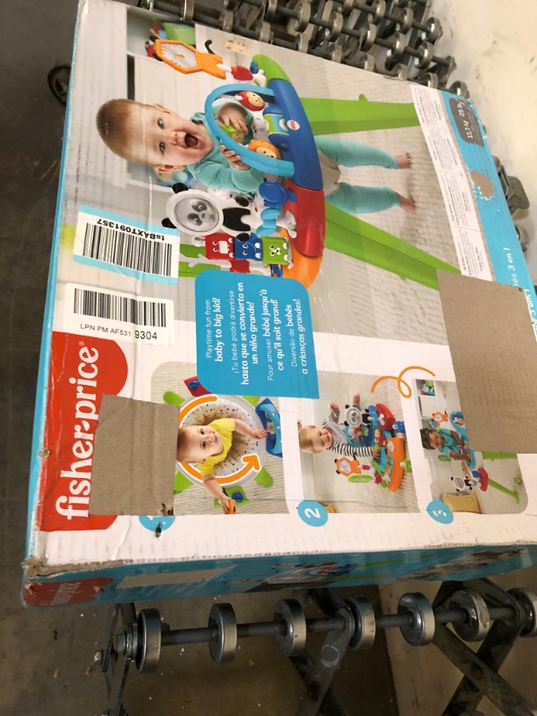 Photo 2 of Fisher-Price 3-in-1 Spin & Sort Activity Center Retro Roar, Infant-to-Toddler Retail Packaging