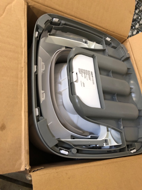 Photo 1 of Ingenuity Baby Base 2-in-1 Booster Feeding & Floor Seat with Self-Storing Tray, Cashmere