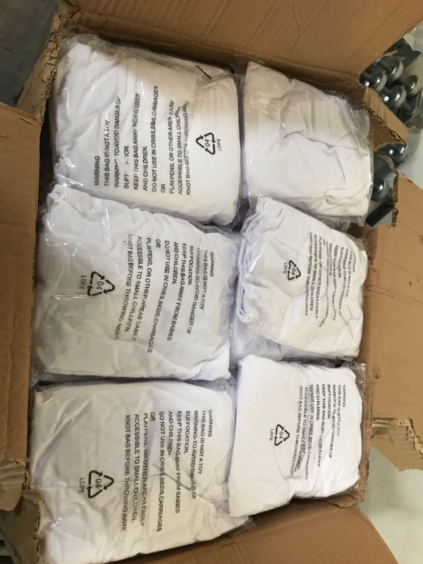 Photo 1 of Spandex Folding Chair Covers - 50 PCS Babenest Upgraded Universal Stretch Washable Fitted Chair Slipcovers Protector for Wedding, Holidays, Banquet, Party, Celebration (White) 50 White