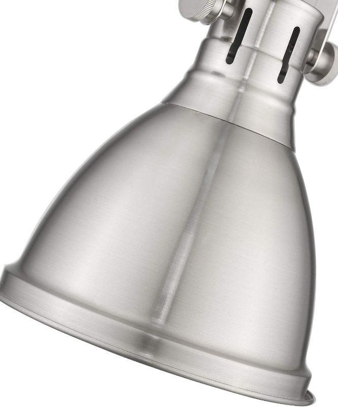 Photo 1 of Emliviar Modern Mini Pendant Light, 8 inch Hanging Light with Metal Shade, Brushed Nickel Finish, 4054M BN