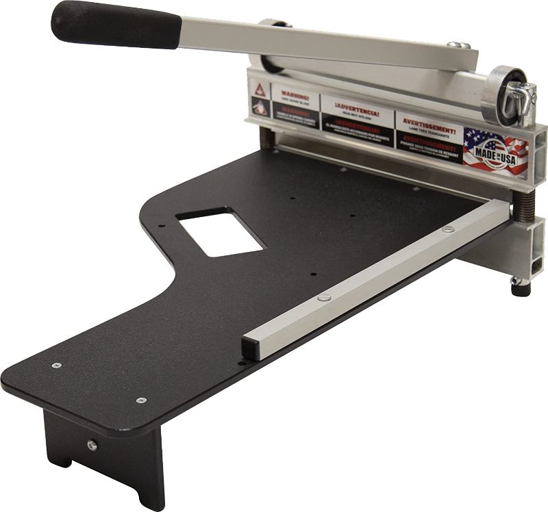 Photo 1 of MARSHALLTOWN Ultra-Lite Flooring Cutter 13", Cuts Vinyl Plank, Laminate, Engineered Hardwood, Siding, and More - Honing Stone Included, Made in the USA
