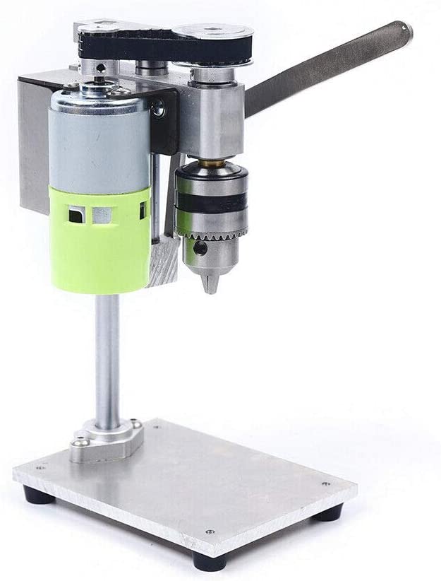 Photo 1 of Mini Bench Drill Press 2 Speed Portable Drill Press Stand Drilling Machine Workbench Electric Repair Tool (US Stock)
