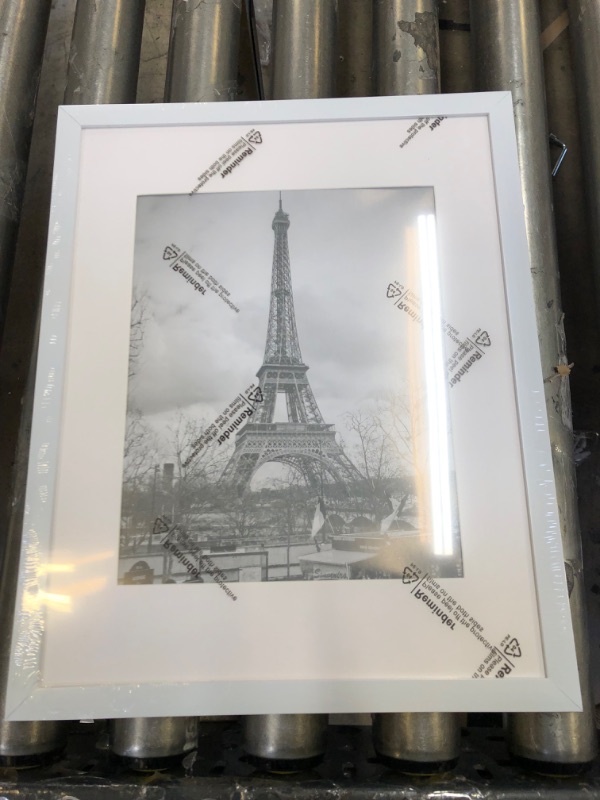 Photo 1 of 12X15 INCH WHITE PICTURE FRAME 