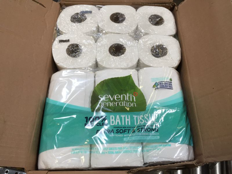 Photo 2 of 100% Recycled Bathroom Tissue, 2-Ply, White, 240 Sheets/roll, 48/carton4
