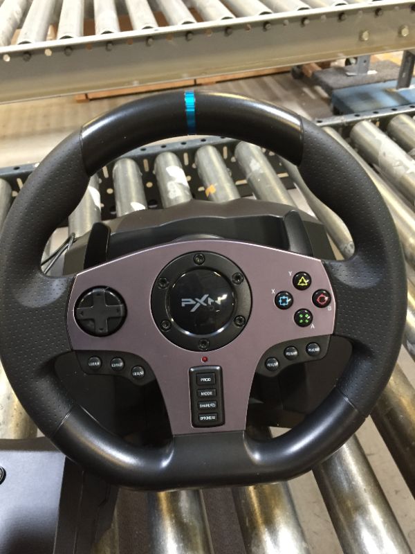 Photo 3 of PXN V9 Gaming Racing Wheel with Pedals and Shifter, Steering Wheel for PC, Xbox One, Xbox Series X/S, PS4, PS3 and Nintendo Switch
