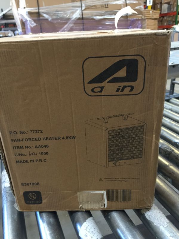 Photo 4 of Aain A048 Portable Garage Heater, Industrial Space Heaters For Garage,Home,Shop&Office, 240 Volt Garage Heater, 4800 Watt,60Hz
