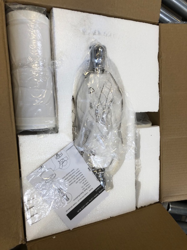 Photo 1 of Set of 2 Touch Control Table Lamps with 2 USB Ports, Tall Bedside Nightstand Lamp for Bedrooms Living Room Reading Table, 3-Way Dimmable Coastal End Table Lamps, 2700K Warm White LED Bulb Included